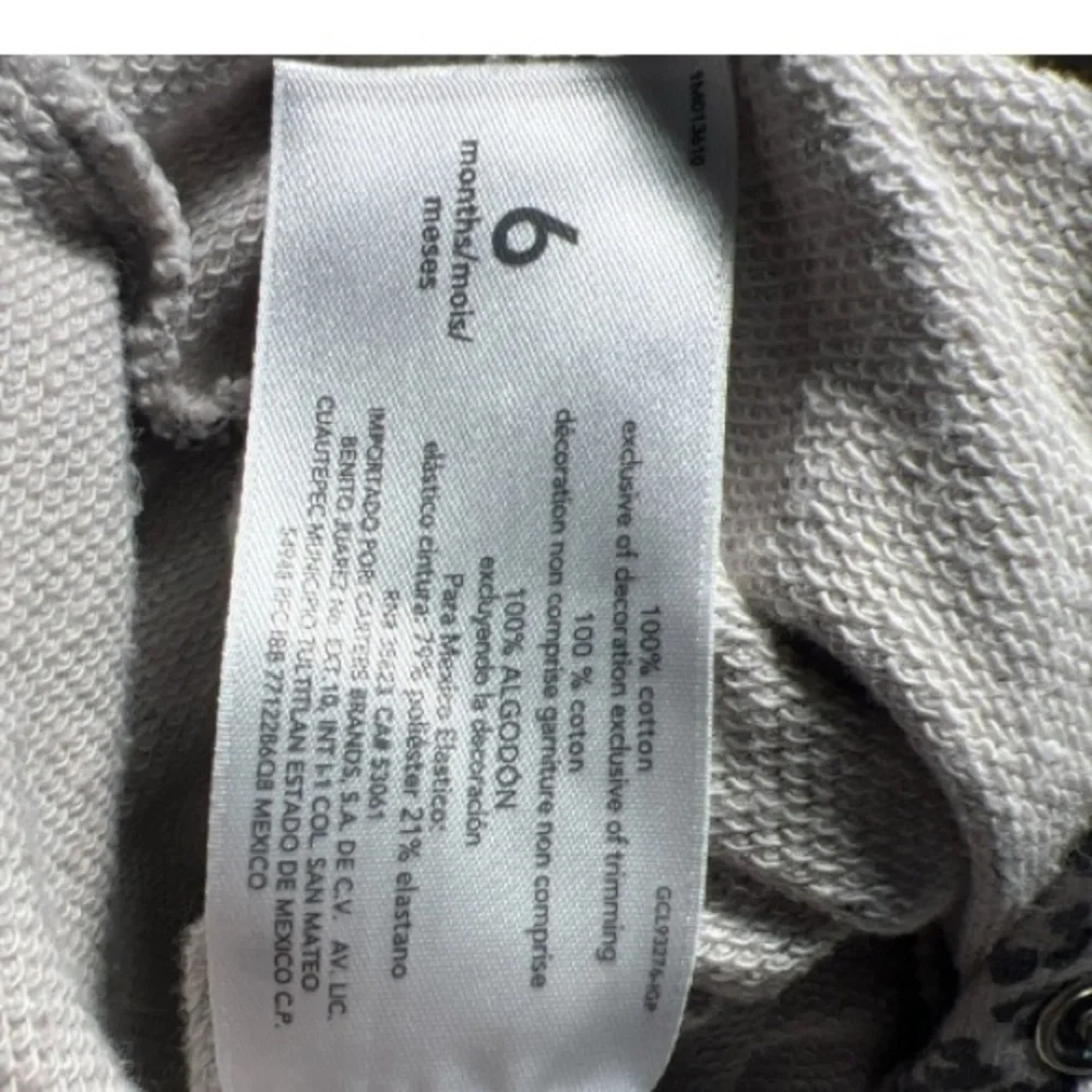 Carter's Gray Baby Jumpsuit with Hood